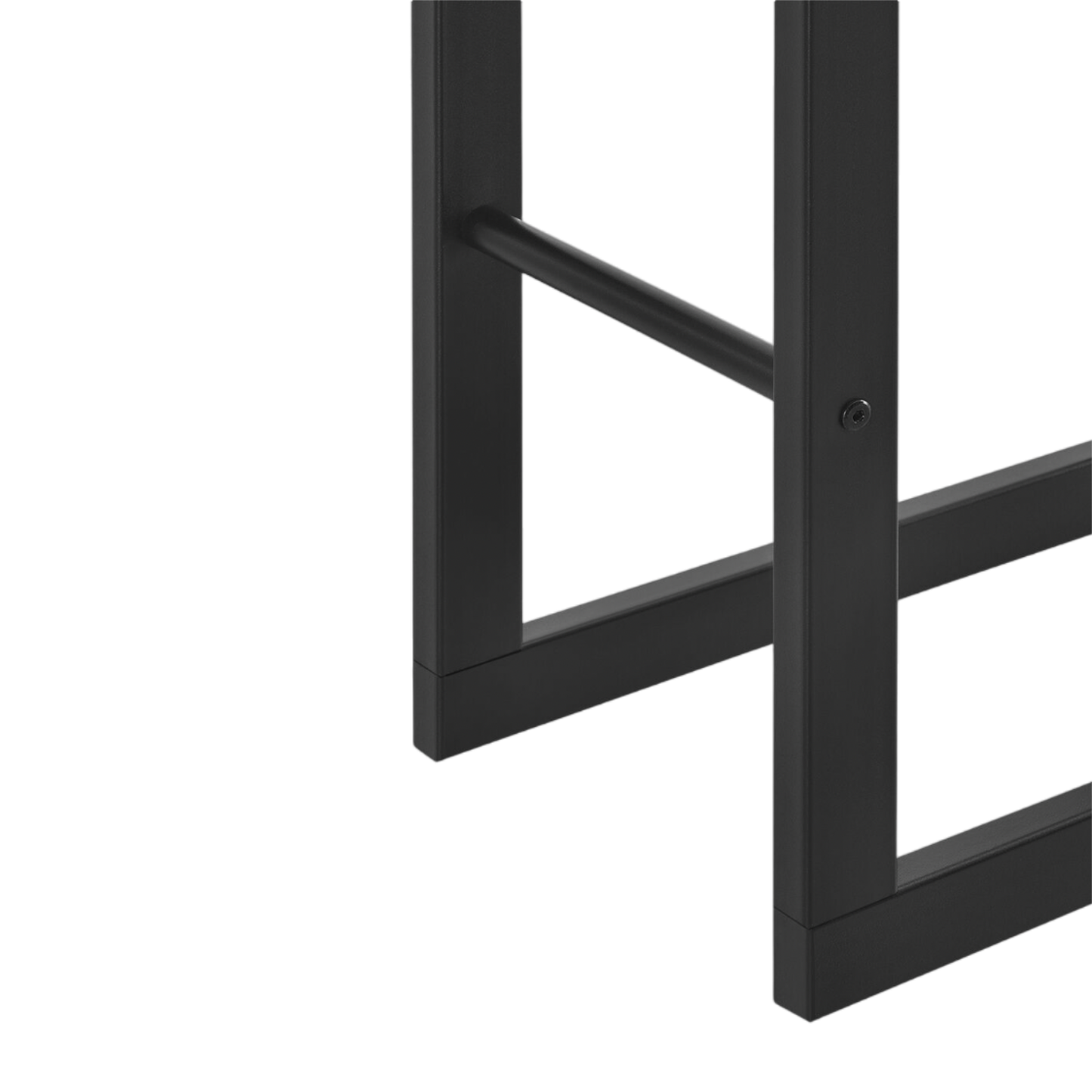 STADO® | Kaminholzregal | Stahl | Schwarz | 60x150x25cm | Feuerholzregal | Brennholz