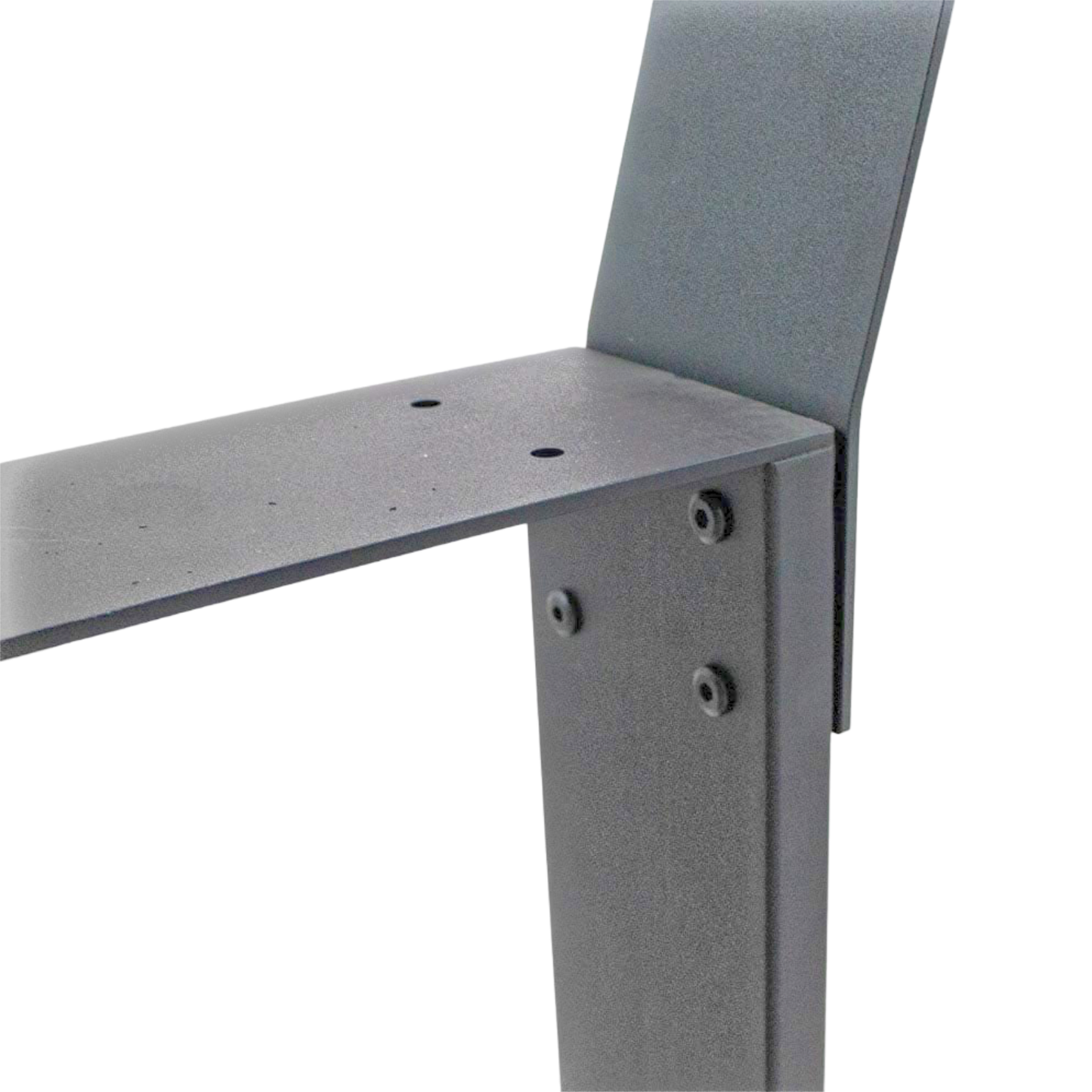 Bankgestell | Abnehmbare Rückenlehne | Stahl | Anthrazit | 40x78,5cm | Kufen