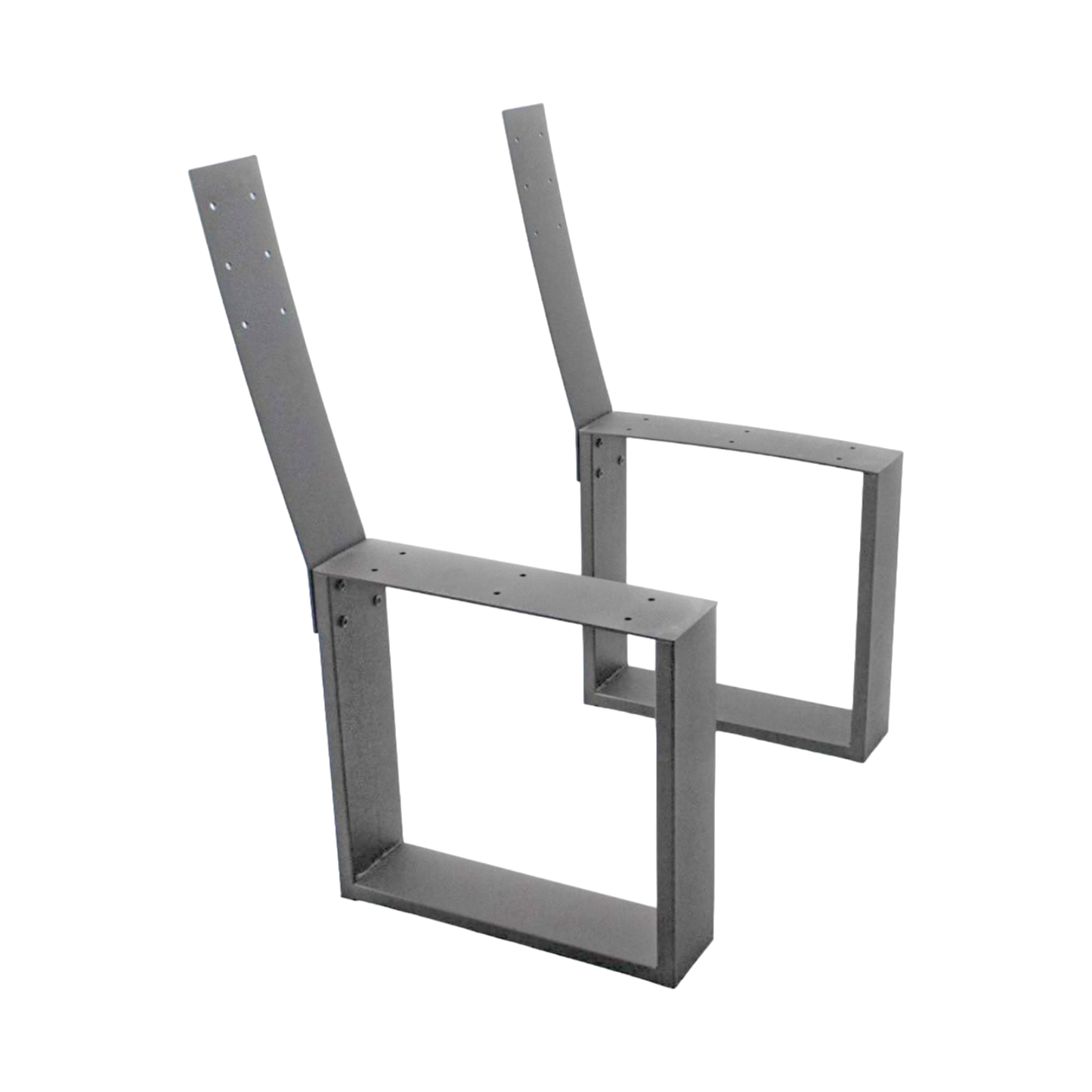 Bankgestell | Abnehmbare Rückenlehne | Stahl | Anthrazit | 40x78,5cm | Kufen