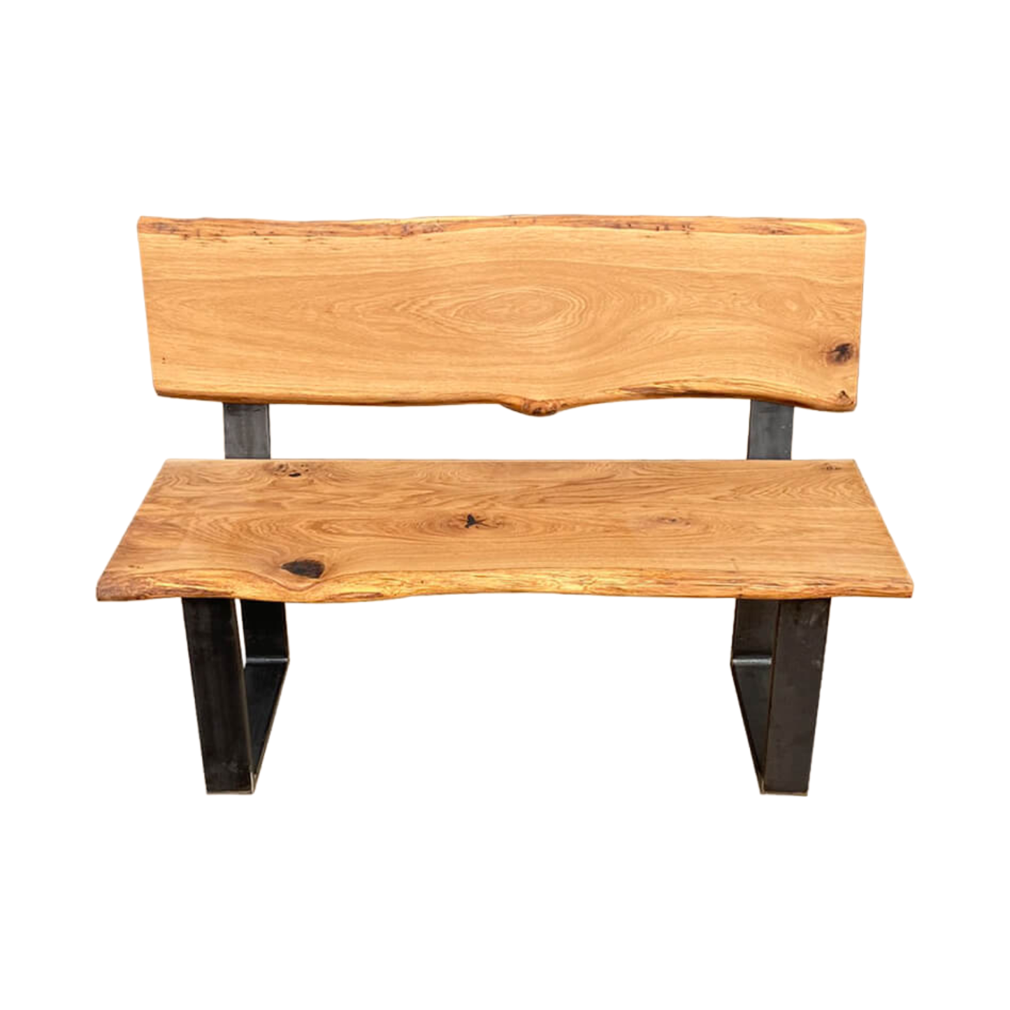 Bankgestell | Abnehmbare Rückenlehne | Stahl | Schwarz | 40x78,5cm | Kufen