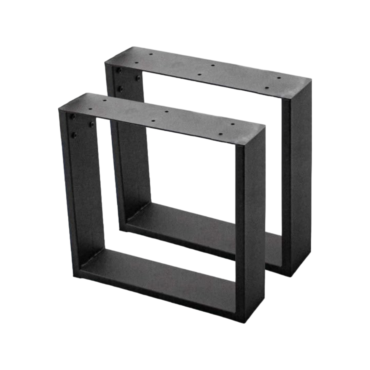 Bankgestell | Abnehmbare Rückenlehne | Stahl | Schwarz | 40x78,5cm | Kufen