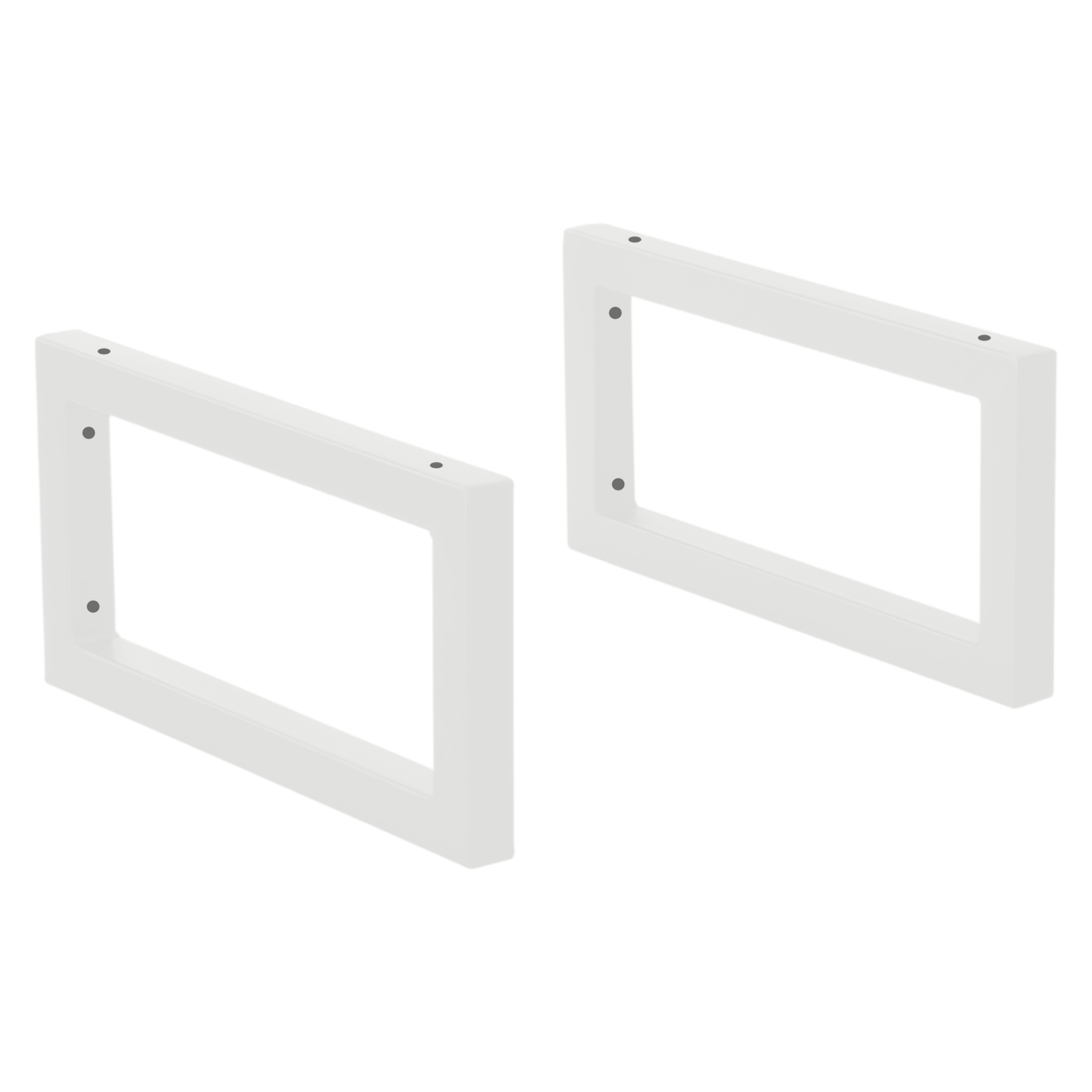 Wandkonsole | 2 Stück | Weiß | 450x150mm | Konsolenträger | Wandhalterung | Rechteckig