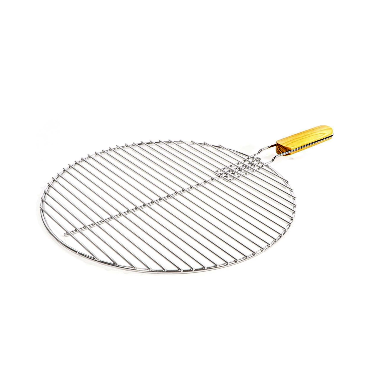 Grillrost | Edelstahl | ø 44,5cm | Kugelgrill | Gasgrill | Rund | Holzgriff