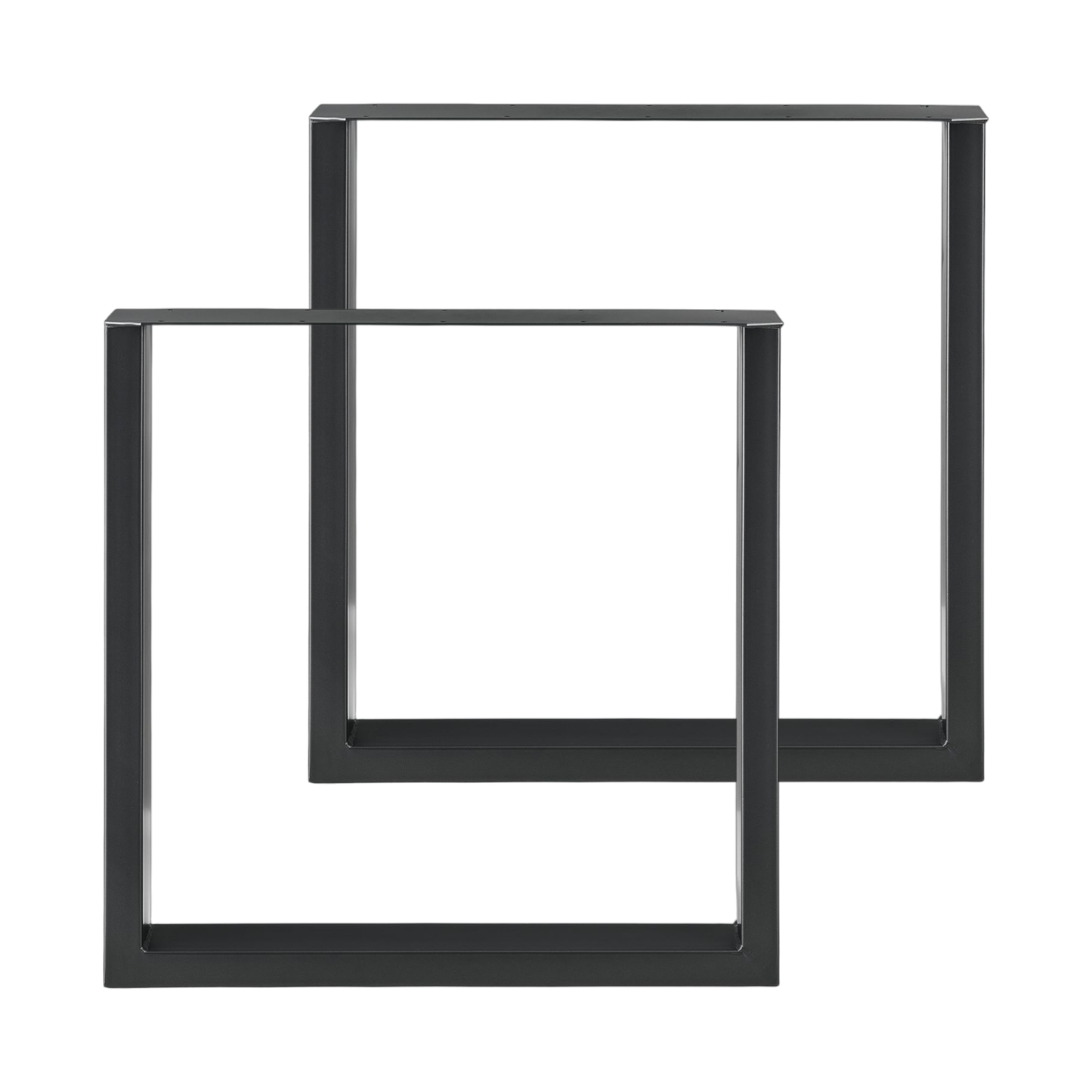 Tischgestell | 2 Stück | Schwarz | 70x72cm | Tischbeine | Untergestell