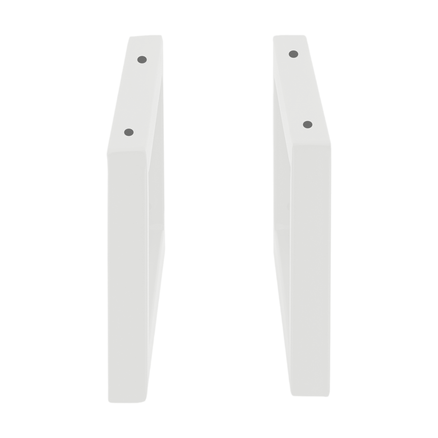 Wandkonsole | 2 Stück | Weiß | 500x150mm | Konsolenträger | Wandhalterung | Rechteckig