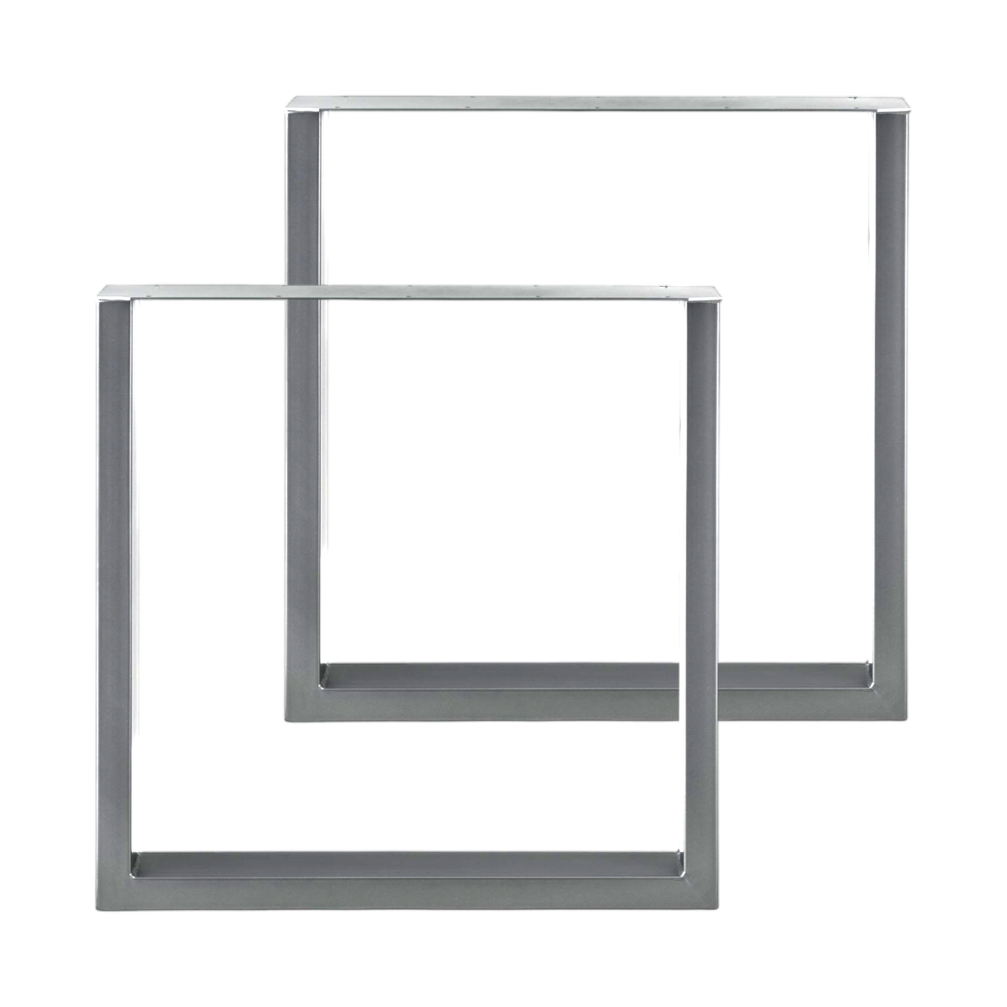 Tischgestell | 2 Stück | Hellgrau | 70x72cm | Tischbeine | Untergestell