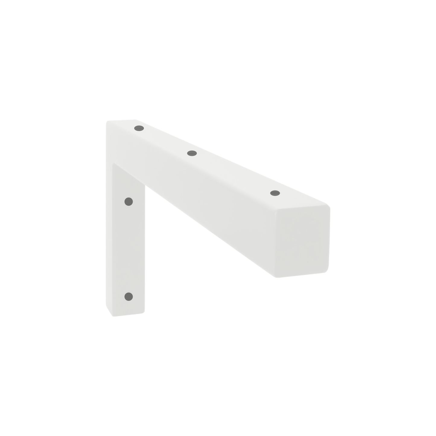 Wandkonsole | 2 Stück | Weiß | 450x150mm | Konsolenträger | Wandhalterung | L-Form