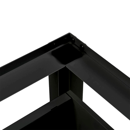 STADO® | Untergestell für Waschmaschine | Ausziehbar | Schwarz | Schublade | Trockner