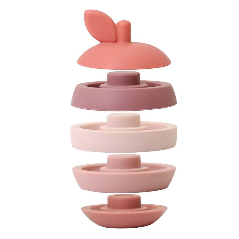 Stapelturm | Apfel | Silikon | Kinder | Spielzeug