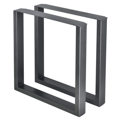 Tischgestell | 2 Stück | Anthrazit | 60x72cm | Tischbeine | Untergestell