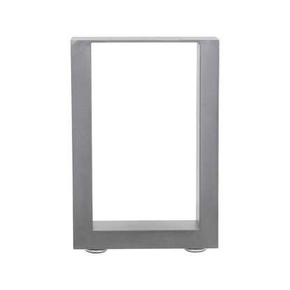 Tischgestell | 2 Stück | Grau | 30x43cm | Tischbein | Gestell | Kufen