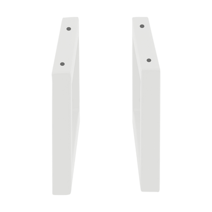 Wandkonsole | 2 Stück | Weiß | 500x150mm | Konsolenträger | Wandhalterung | Rechteckig