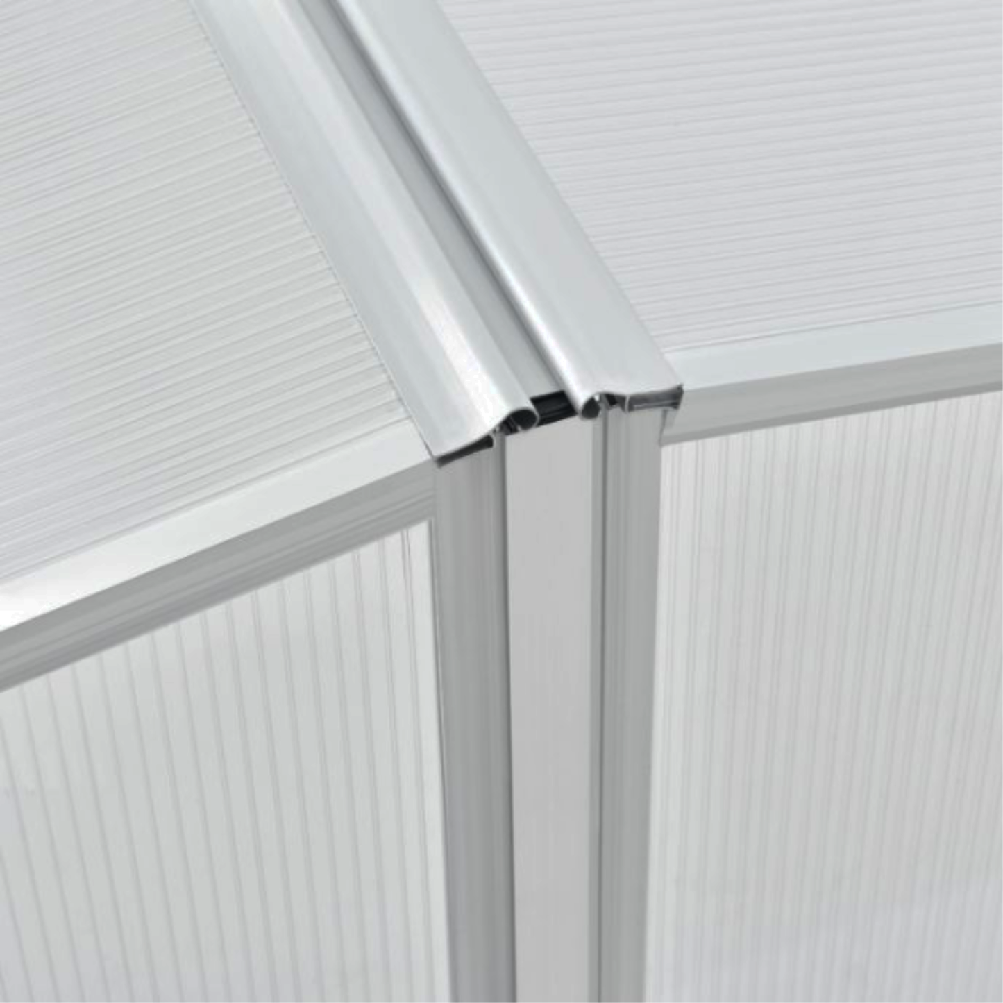 Frühbeet | Aluminium | 100x120x40cm | Beetkasten | Gewächshaus | Treibhaus