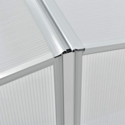 Frühbeet | Aluminium | 100x120x40cm | Beetkasten | Gewächshaus | Treibhaus