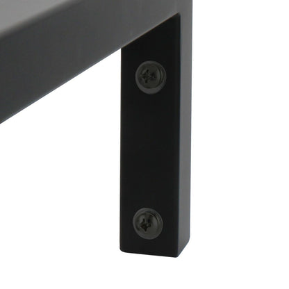 Wandkonsole | 2 Stück | Schwarz | 450x150mm | Konsolenträger | Wandhalterung