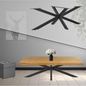 Tischgestell | Schwarz | 98x58x43cm | Spider | Kreuzgestell | Tischkufen
